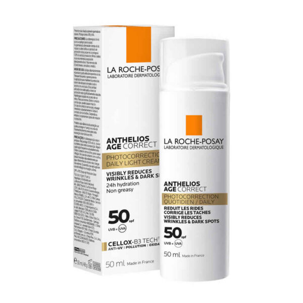 ANTHELIOS AGE CORRECT SPF 50+ SIN COLOR FRASCO 50 ML