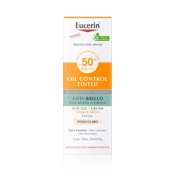 EUCEIRN SUN TOQUE SECO TINTED COLOR CLARO FPS 50 FRASCO 50ML