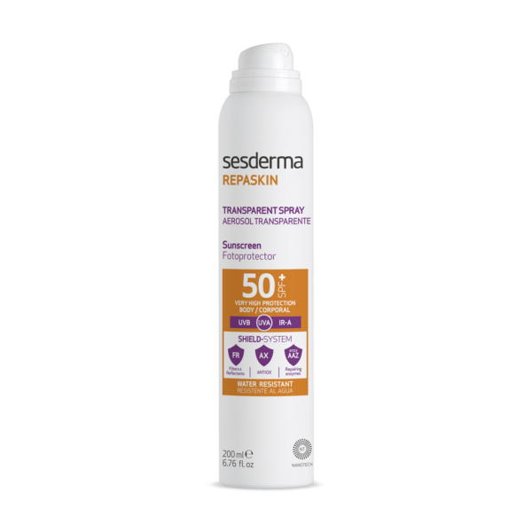 REPASKIN AEROSOL TRANSP SPF 50+200 ML