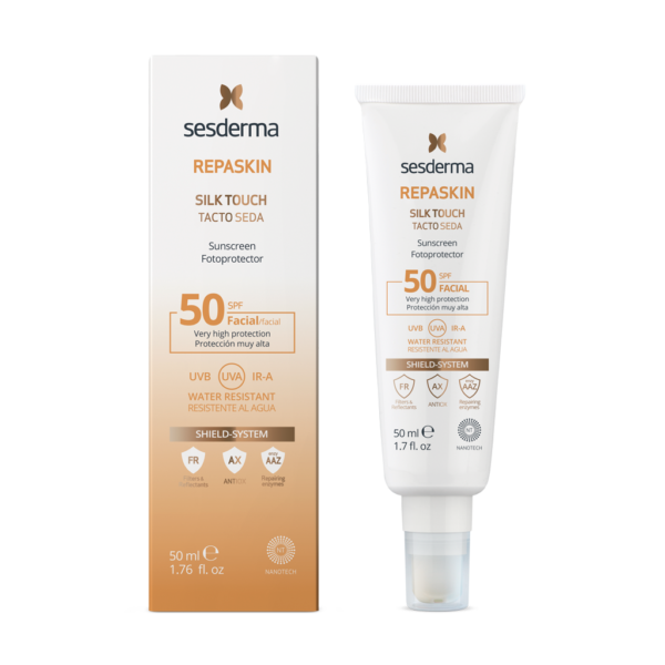 REPASKIN FACIAL SPF50 TOQUE SEDA 50ML