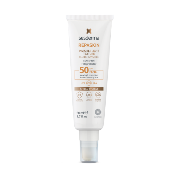 REPASKIN FACIAL SPF50 TOQUE SEDA COLOR 50ML