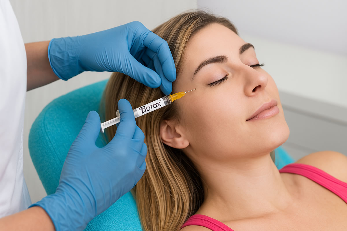Aplicación Bótox Rostro