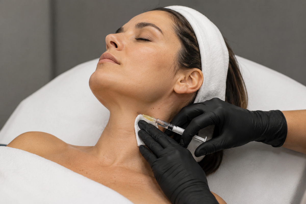 Rejuvenecimiento del cuello sin cirugía con protocolo híbrido de inyectables