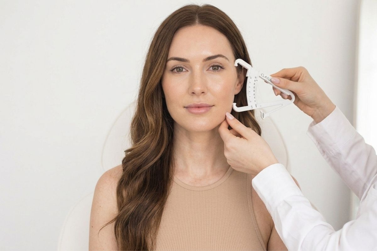 Análisis de asimetrías faciales durante una valoración de armonización facial.